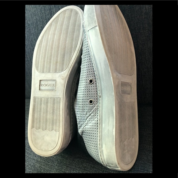 Rogue Light Grey lace-up round toe sneakers - Picture 7 of 7